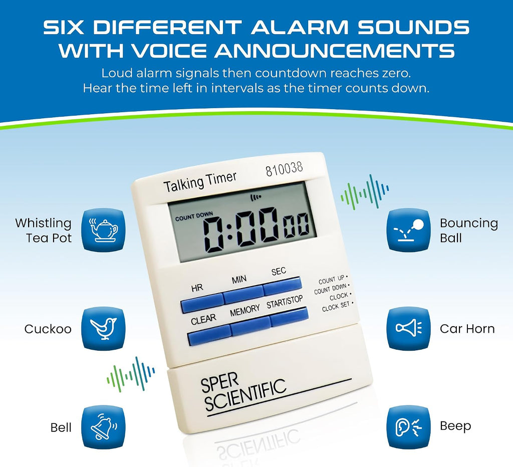 Sper Scientific Talking Lab Countdown Timer
