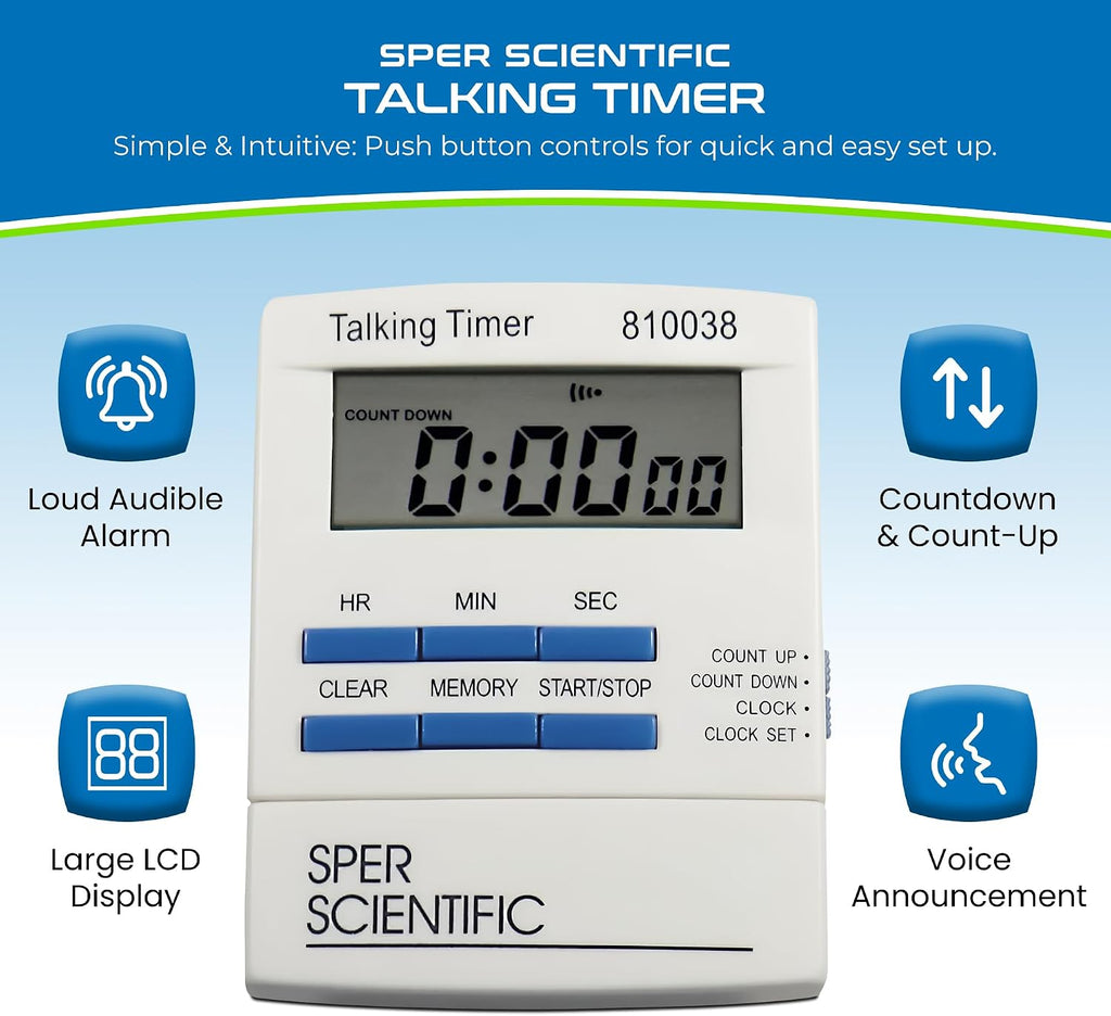 Sper Scientific Talking Lab Countdown Timer