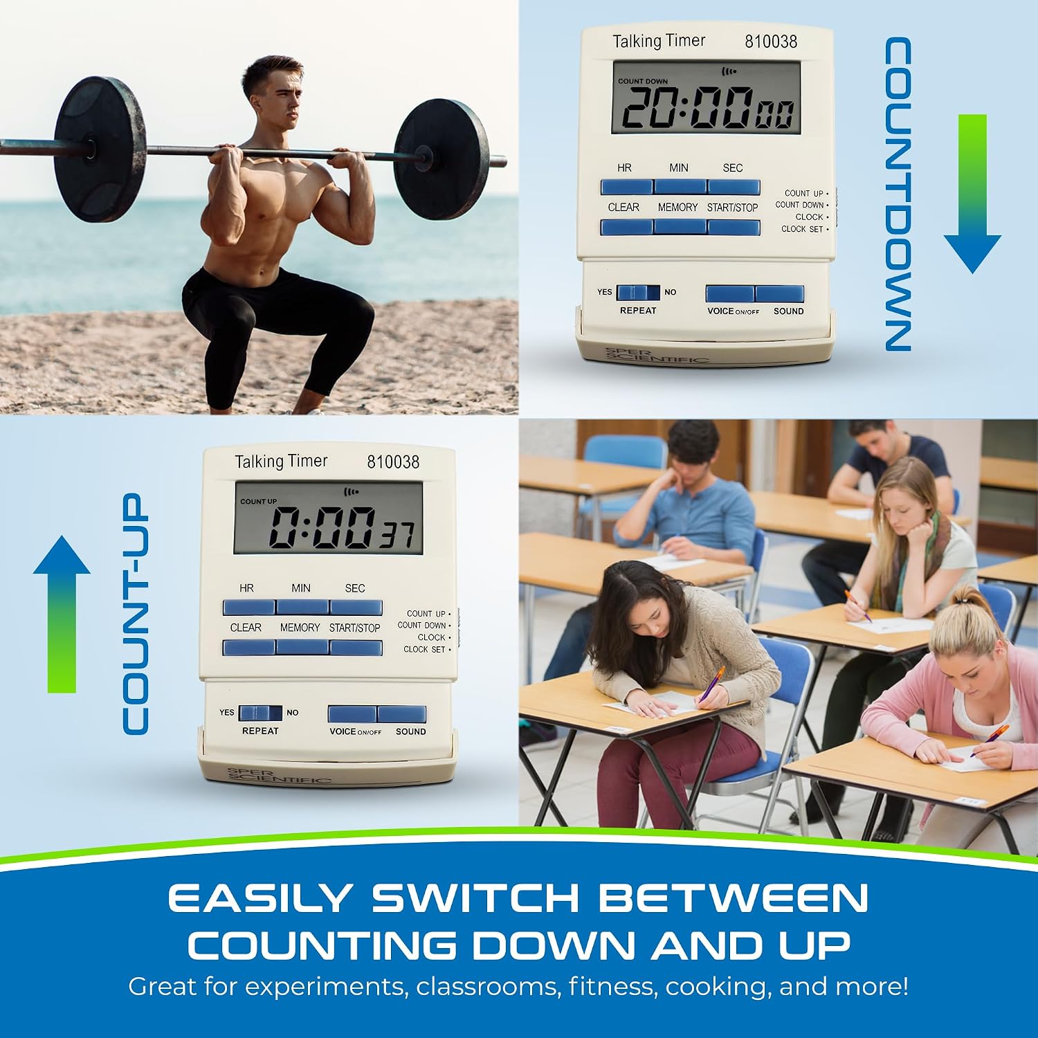 Sper Scientific Talking Lab Countdown Timer