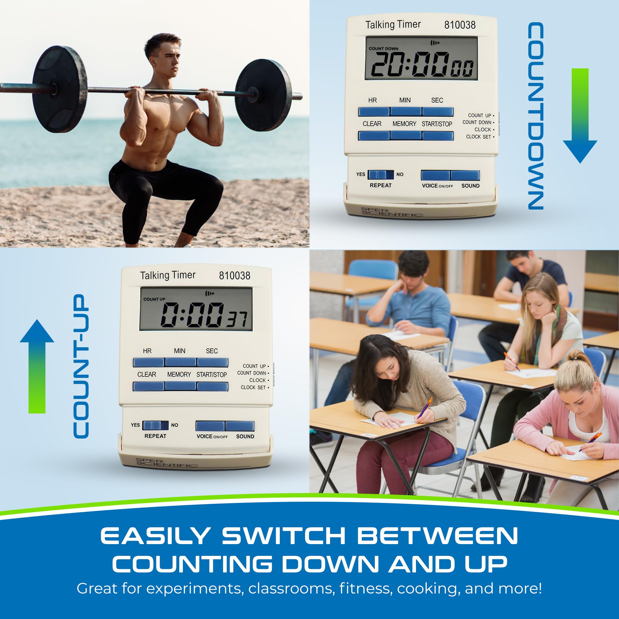 Sper Scientific Talking Lab Countdown Timer